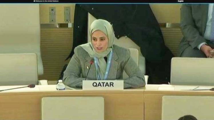 جوهرة السويدي القائم بالأعمال بالإنابة بالوفد الدائم لدولة قطر بجنيف