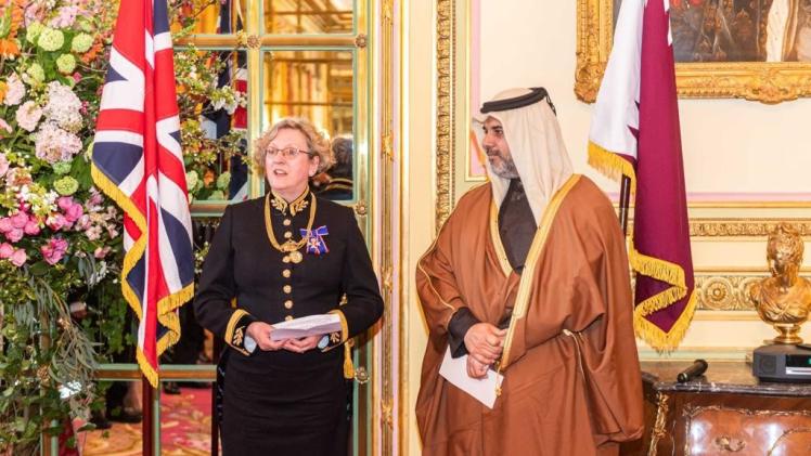 خلال تسلم اوراق اعتماد السفير فهد بن محمد العطية