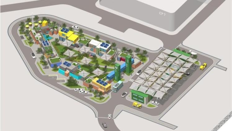 مخطط لجزيرة الاستدامة