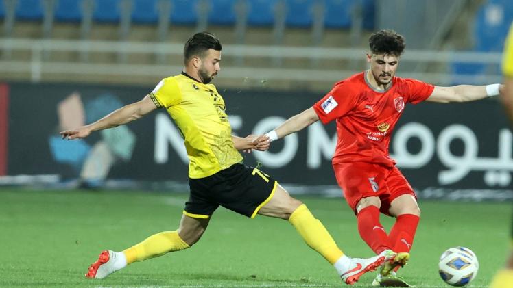 جانب من المباراة