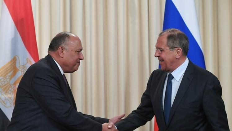 وزير الخارجية الروسي ونظيره المصري