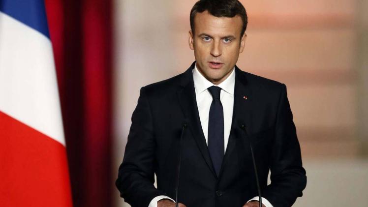 الرئيس الفرنسي إيمانويل ماكرون