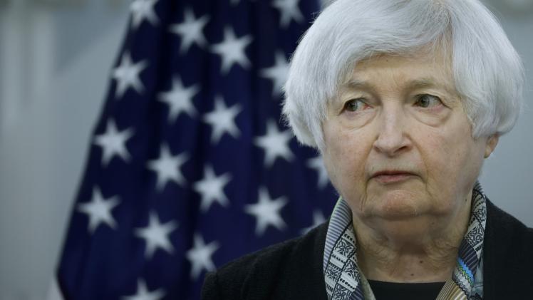 وزيرة الخزانة الأمريكية جانيت يلين