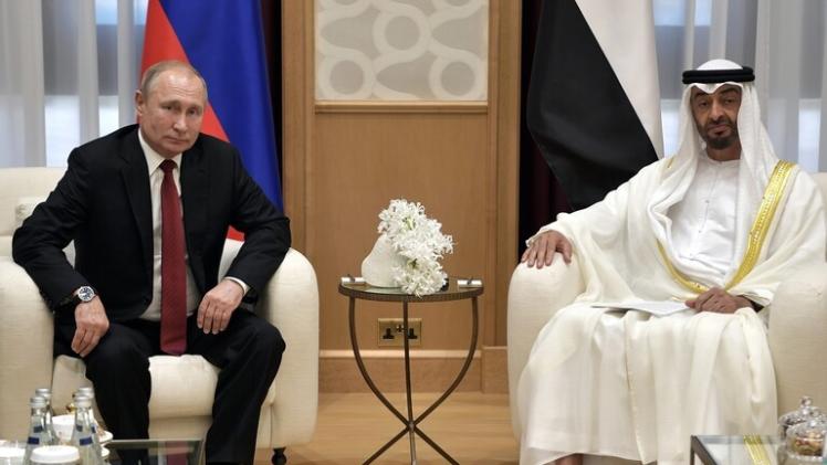 الشيخ محمد بن زايد وبوتين