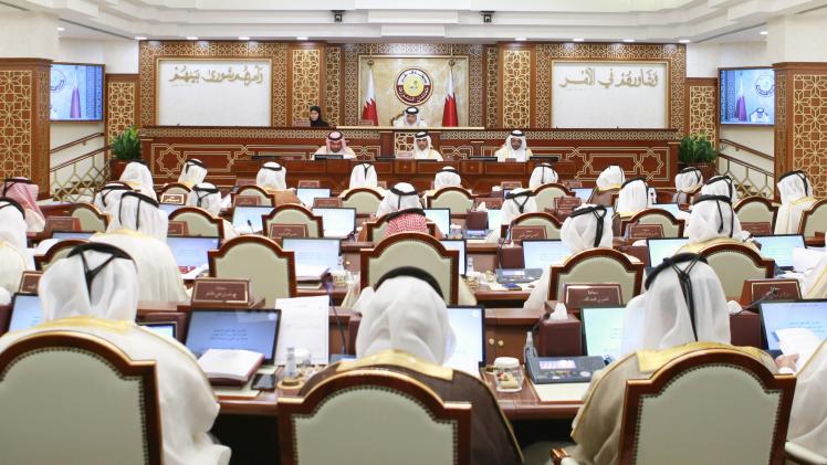 جانب من جلسة مجلس الشورى
