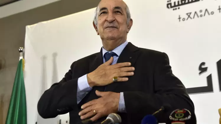 الرئيس الجزائري عبد المجيد تبون