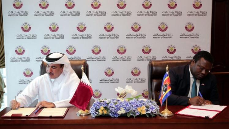 جانب من توقيع الاتفاقية