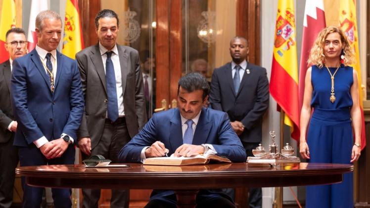 زيارة سمو الأمير لمجلس الشيوخ الإسباني