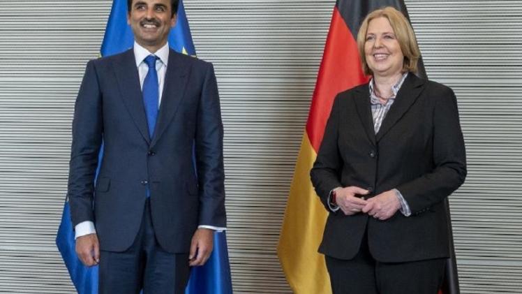 سمو الأمير ورئيسة البرلمان الألماني