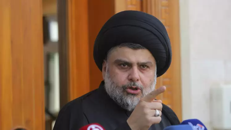 زعيم التيار الصدري في العراق مقتدى الصدر