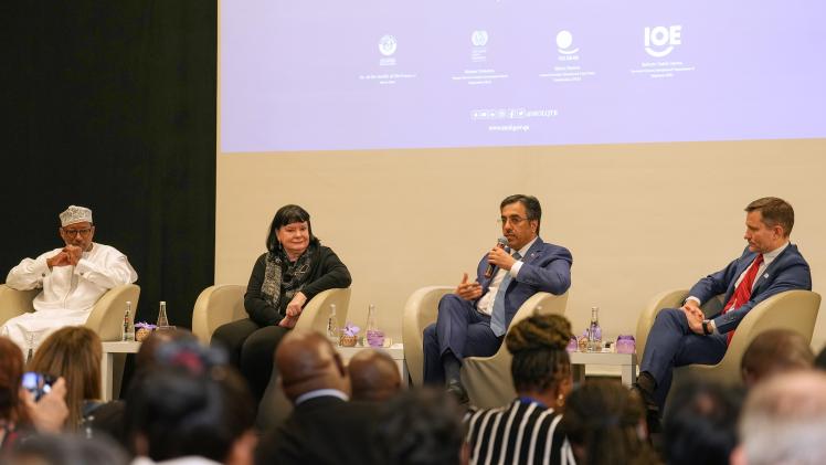 سعادة وزير العمل خلال مشاركته في مؤتمر العمل الدولي