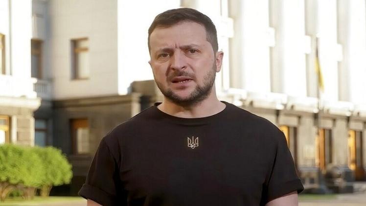 الرئيس الأوكراني فلاديمير زيلينسكي