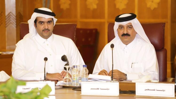 الوفد القطري المشارك في الاجتماع