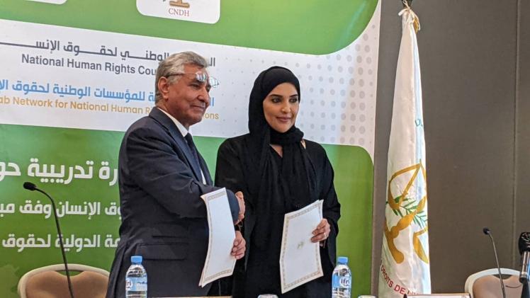 جانب من توقيع مذكرة التعاون