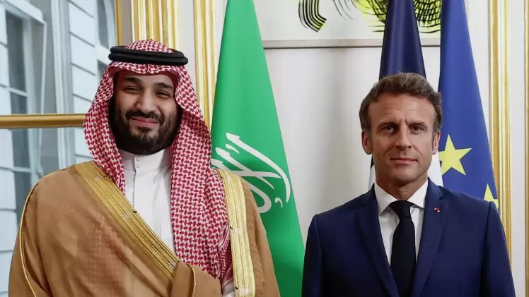 الرئيس الفرنسي وولي العهد السعودي