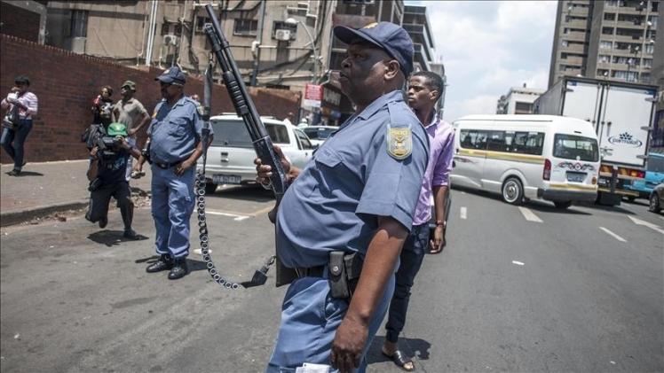 الشرطة الصومالية في مكان الحادث