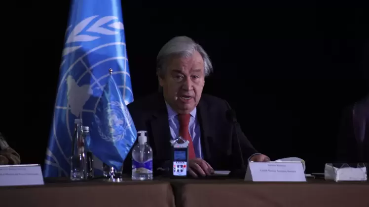 الأمين العام للأمم المتحدة أنطونيو غوتيريش