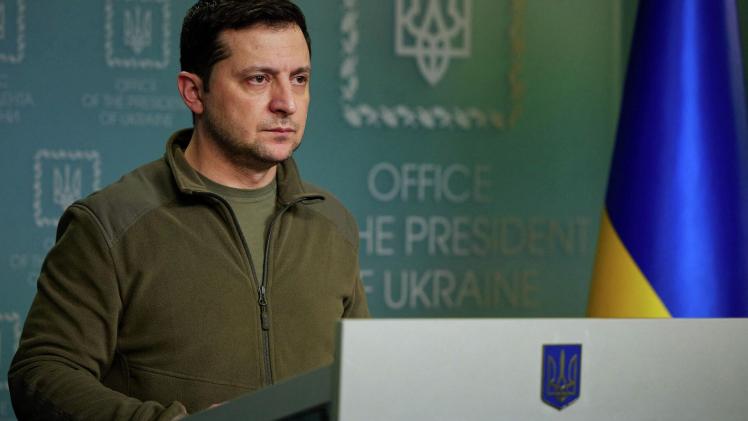 الرئيس الأوكراني فلاديمير زيلينسكي