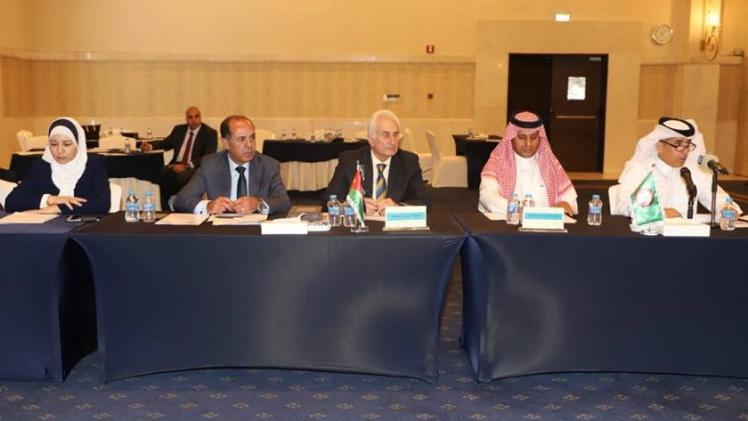 جانب من مشاركة الوفد القطري