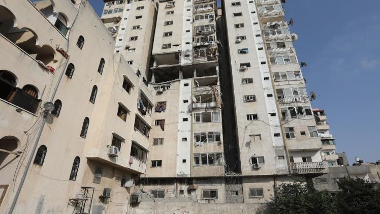 آثار القصف الإسرائيلي على غزة