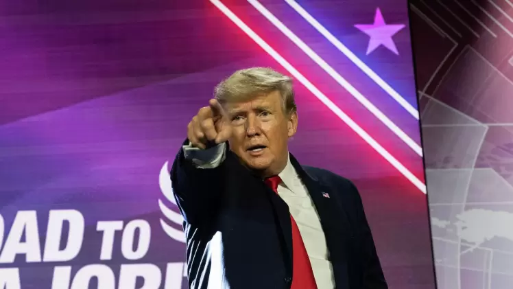 الرئيس السابق للولايات المتحدة دونالد ترامب