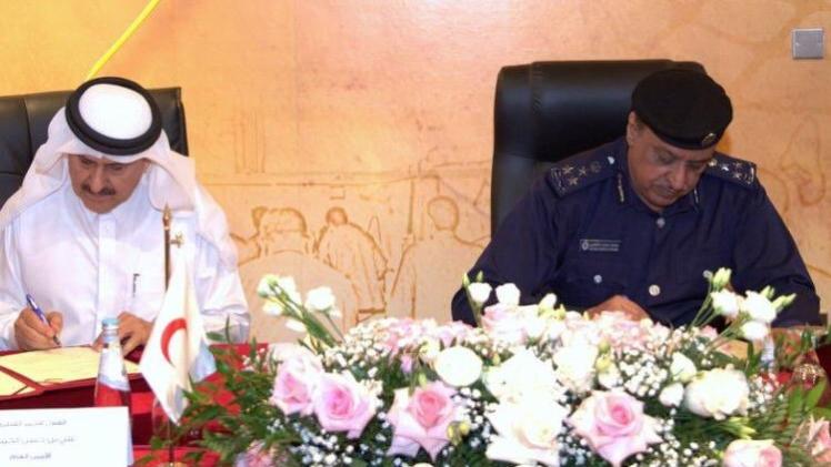 جانب من توقيع الاتفاقية