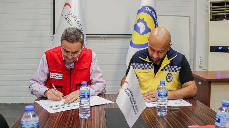 جانب من توقيع المذكرة