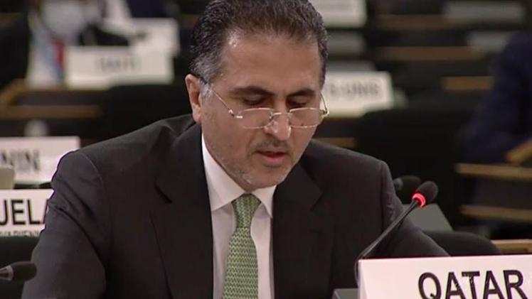 سعادة السيد علي خلفان المنصوري مدير إدارة المنظمات الدولية بالإنابة في وزارة الخارجية