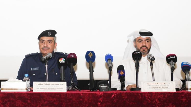 جانب من المؤتمر الصحفي