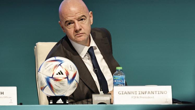 رئيس الاتحاد الدولي لكرة القدم جياني إنفانتينو