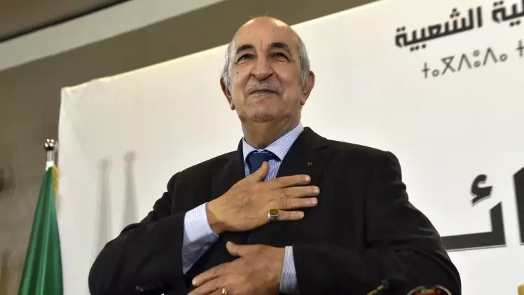 الرئيس الجزائري عبد المجيد تبون