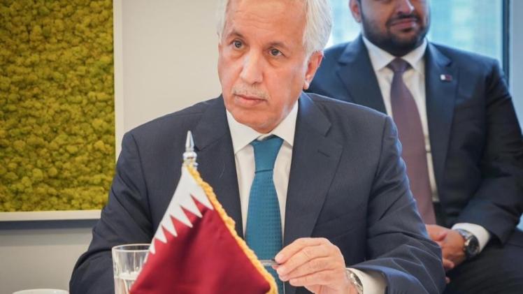 سعادة السيد سلطان بن سعد المريخي، وزير الدولة للشؤون الخارجية