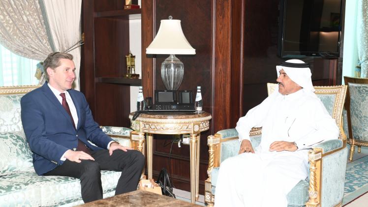 أمين عام الخارجية خلال تلقي الرسالة الخطية