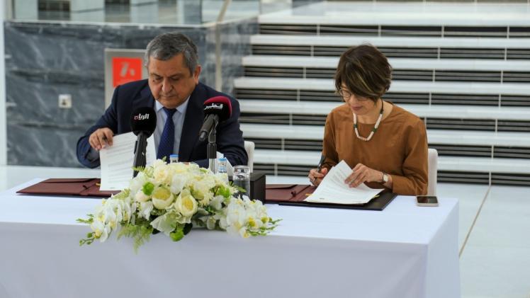 جانب من توقيع مذكرة التفاهم