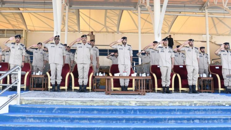 المنصة الرئيسية خلال حفل التخريج