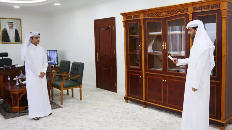 جانب من تأدية اليمين