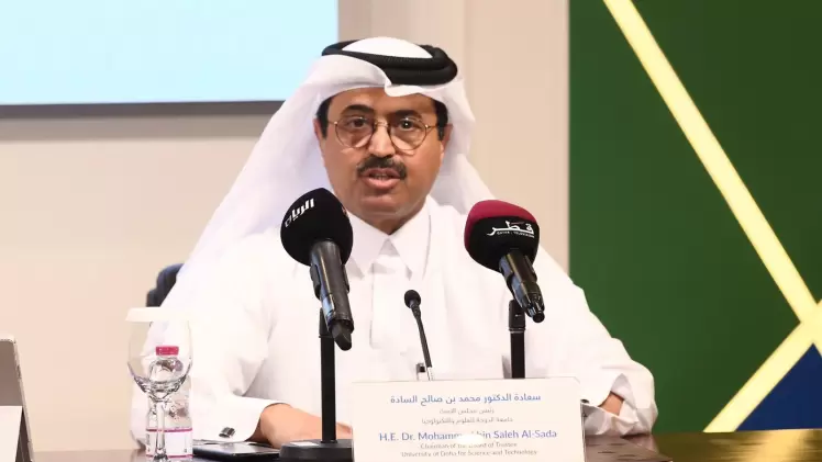 سعادة الدكتور محمد بن صالح السادة رئيس مجلس أمناء جامعة الدوحة للعلوم والتكنولوجيا