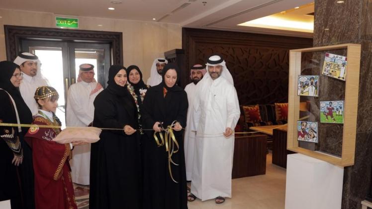 جانب من افتتاح المعرض