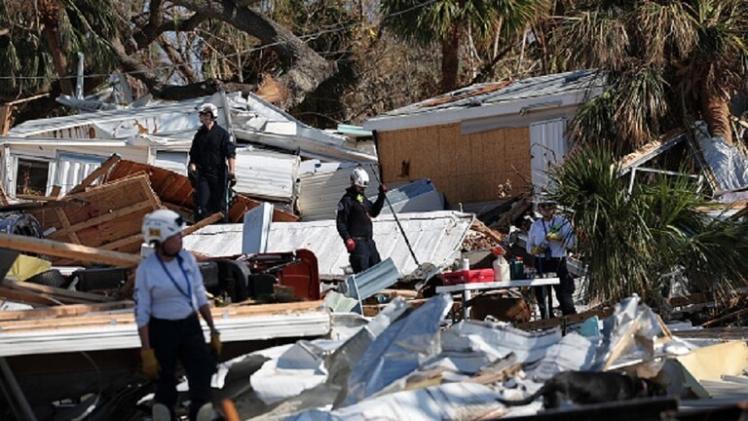 آثار الإعصار