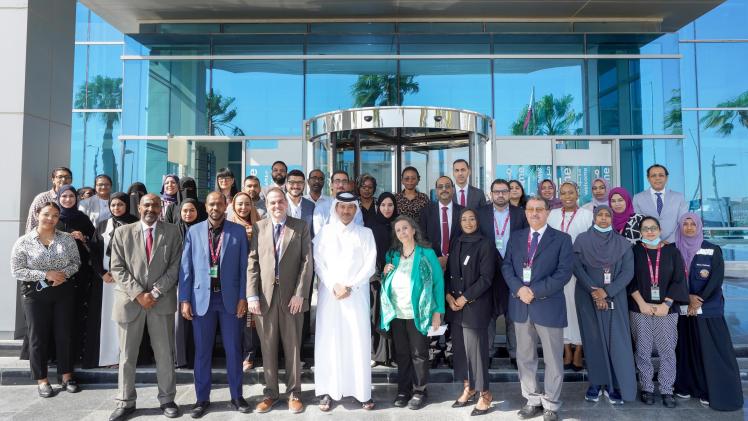 صورة جماعية في ختام الزيارة