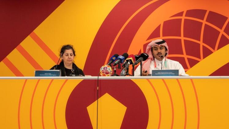 جانب من المؤتمر الصحفي الذي شهد إعلان الحملة