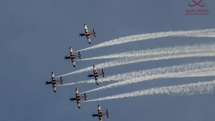 جانب من العرض الجوي