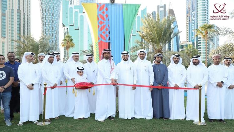 جانب من افتتاح المعرض