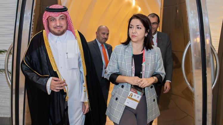 جانب من استقبال نائبة رئيس كوستاريكا