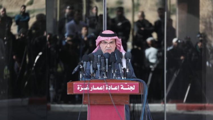 سعادة السفير محمد العمادي رئيس اللجنة القطرية لإعادة إعمار غزة