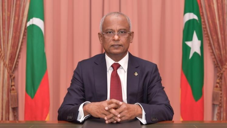 رئيس جمهورية المالديف إبراهيم محمد صليح
