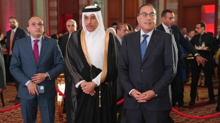 جانب من الفعاليات الاحتفالية بسفارة قطر لدى القاهرة