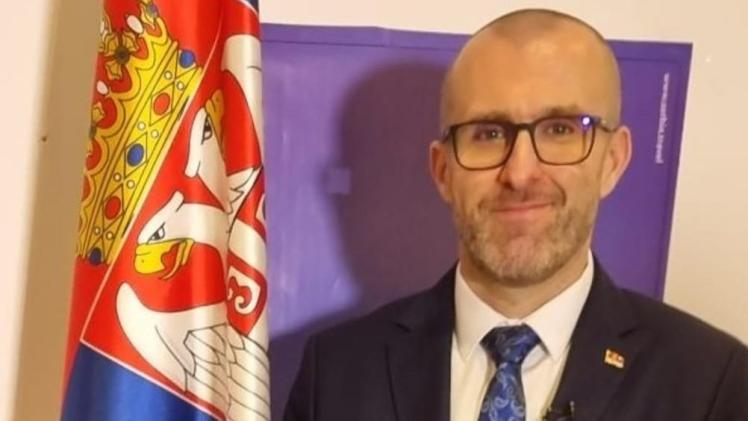 السيد سلوبودان راديكا القائم بأعمال سفارة جمهورية صربيا لدى الدولة