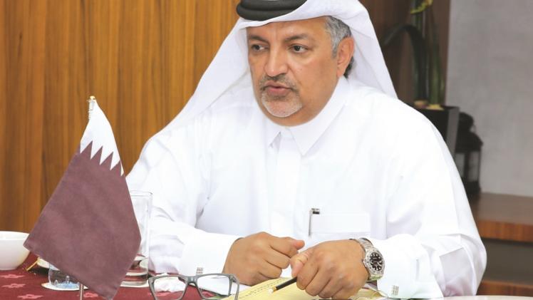 علي الهتمي رئيس الاتحاد القطري للجمباز