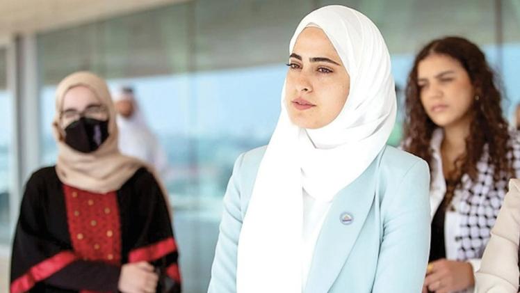 الناشطة الفلسطينية منى الكرد